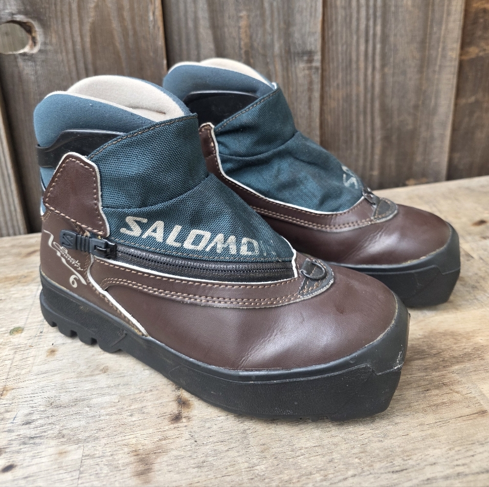 Salomon Leather Cross-Country Unisex Ski Boots